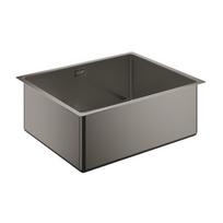Grohe nerūdijančio plieno plautuvė K700 U 60-S, 544x444 mm, montuojama iš apačios, matinis grafitas