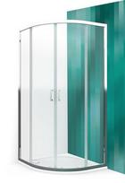 Pusapvalė dušo kabina LLR2/900, R 550, prof. brillant, stikl. transparent, regul. 876-898 mm
