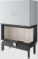 Plieninis židinio ugniakuras Spartherm Varia 2R52-100h-4S, su dešinės pusės stiklu, d.250 mm