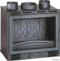 Ketinis židinio įdėklas Invicta 600 TURBO, su ventiliatoriumi
