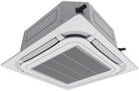 Kasetinė split tipo inverter oro kondicionieriaus U-Match vidinė dalis 10,0/12,0 kW, (grotelės TF06), R32