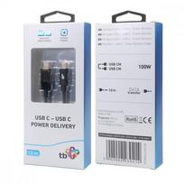 TB USB-C Cable, 1m, with Charging Indicator, 100W