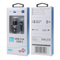 TB USB A/C to USB C Cable, 1.2 m, black