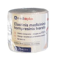 AMEDIPLUS, elastinis tvarstis 8cmx2,0m