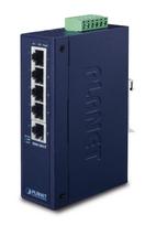 Planet IP30 Slim Type 5-P Industrial Fast Ethernet Switch (-40