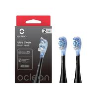 Oclean UC02 Ultra Clean Dantų šepetėlio antgaliai, juodas 2 vnt.