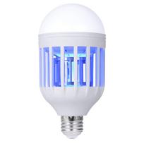 Bug Zapper lemputė, 2 viename uodų žudymo lempa, LED elektroninis vabzdžių ir musių naikintuvas, prieangio šviestuvas įėjimo, durų anga, koridorius, balkonas balta