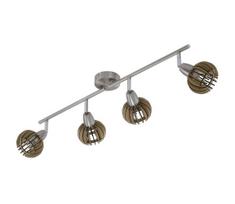 Briloner 2852-041 - Akcentinis apšvietimas RETRO 4xE14/5,5W/230V kaučiukas
