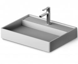 Praustuvas Paa INFINITY 600 SilkSTONE® Matte Grey 60x47 cm