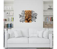 Sienų dekoracija 85x58 cm medis metalas/medis