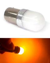 2 vnt LED lemputė BA15S, P21W 12-24V CANBUS oranžinė visureigis