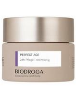 Biodroga 24 valandų senėjimą stabdantis veido kremas sausai odai, liftinguojantis Biodroga Perfect Age 24h Care Rich 50ml