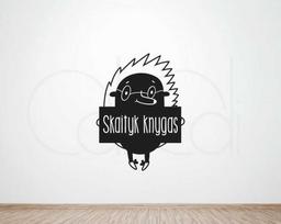 Lietuvos Kurejai Lipdukas ant sienos „Skaityk knygas"