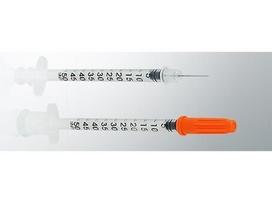 0,10 EUR už 1 vnt. užsakant 100 vnt. Švirkštas insulino, insulininis 0,5 ml sterilus su integruota 31G x 8 mm adata