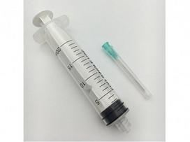 Švirkštas vienkartinis 20 ml, su 21G x 38 mm adata, sterilus, Luer Lock - adata užsukama