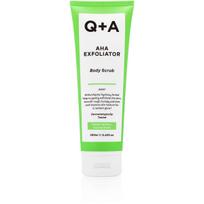 Q+A AHA Exfoliator Body Scrub Kūno šveitiklis su AHA rūgštimi, 250 ml