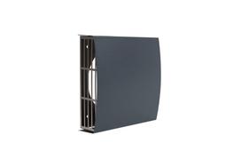 Lauko padavimo/ištraukimo grotelės-stogelis d125 pilkos sp.