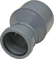 Vidaus kanaliz. perėjimas PP HT 50x40 mm, pilkas