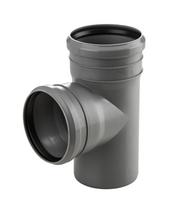 Kanalizacijos trišakis PP 50/40x87°, pilkas (3010974)