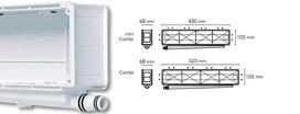 Potinkinė dėžutė 525x105x68 mm horizontalus išleidimas
