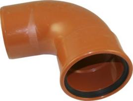 Lauko kanaliz. PVC alkūnė 110/87°