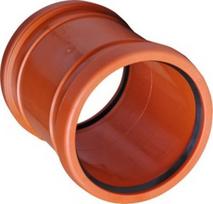 Lauko kanaliz. PVC dviguba mova d. 110 mm