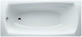 PALLADIUM plieninė vonia 170x75 cm., storis 3 mm., su triukšmo slopintuvais, vonios talpa 135 l., balta