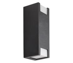 Rabalux 77055 - Lauko sieninis šviestuvas CERNON 2xGU10/7W/230V IP44 juoda