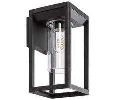 Rabalux 77085 - Lauko sieninis šviestuvas ZERNEST 1xE27/15W/230V IP54 juoda