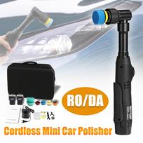 12V belaidis mini automobilių poliravimo aparatas RO/DA Micro Cordless Scratch Killer automobilių poliravimo mašina su 2 baterijomis šlifavimui