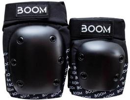 Apsaugos kelių alkūnių Boom Basic Double Black M