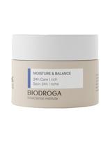 Biodroga 24 valandų drėkinantis ir raminantis kremas sausai odai Biodroga Moisture - Balance 24h Care Rich 50ml