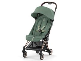 Cybex Coya vežimėlis Leaf Green, rose gold važiuoklė