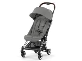 Cybex Coya vežimėlis Mirage Grey, chrome brown frame