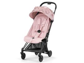 Cybex Coya vežimėlis Simply Flowers Pink, Matt Black frame