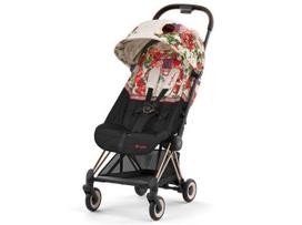 Cybex Coya vežimėlis Spring Blossom Beige, Rosegold frame