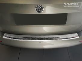 Galinio bamperio apsauga Skoda Fabia III Facelift Wagon (2018-2021)