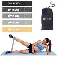 Spalvotų pasipriešinimo gumų rinkinys Springos FA0132