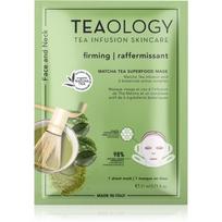 Teaology Matcha Tea Superfood Mask standinamoji veido kontūro tekstilinė kaukė su mačia 1 vnt.
