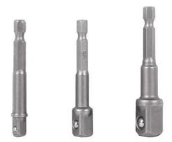 Laikiklių rinkinys galvutėms iš 1/4" į 1/4", 3/8" & 1/2" Truper®