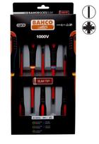 Izoliuotų atsuktuvų rinkinys ERGO™ slim 5 vnt - PZ1/2; SL3,0/4,0/5,5 - 1000V VDE