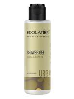 ECOLATIER Dušo želė su papajos ekstraktu ir simondsijų aliejumi, 100 ml