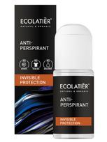 ECOLATIER Kūno antiperspirantas su medvilnės ekstraktu ir avižų aliejumi Invisible Protection, 50 ml