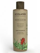 ECOLATIER Drėkinamasis ir stiprinamasis plaukų šampūnas su ALOE VERA, 250 ml