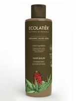 ECOLATIER Drėkinamasis ir stiprinamasis balzamas plaukams su ALOE VERA, 250 ml