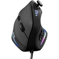 Vertikali žaidimų pelė RGB Ergonomiška pelė laidinė pelė su programuojamais kompiuterio mygtukais