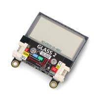 Glass2 Unit – su skaidriu 1.51 colio OLED ekranu 128x64px – M5Stack U158-B
