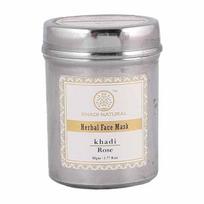 Natūrali jauninanti veido kaukė su rože (50 g), Žolelių veido kaukė Rožė, Khadi Natural 7.375