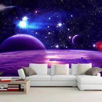 3D tapetai tapetai Universe Žvaigždėto dangaus fono sieniniai paveikslai Svetainės miegamojo tapetai Sienų lipdukai 200 cm(W) x 140 cm(H)