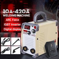 220V Mini Tig Inverteris 10-420A rankinis Mini MMA DC inverterinis suvirinimo aparatas su spaustuku, skirtas suvirinimo darbiniam suvirintojo inverterio įrankiui